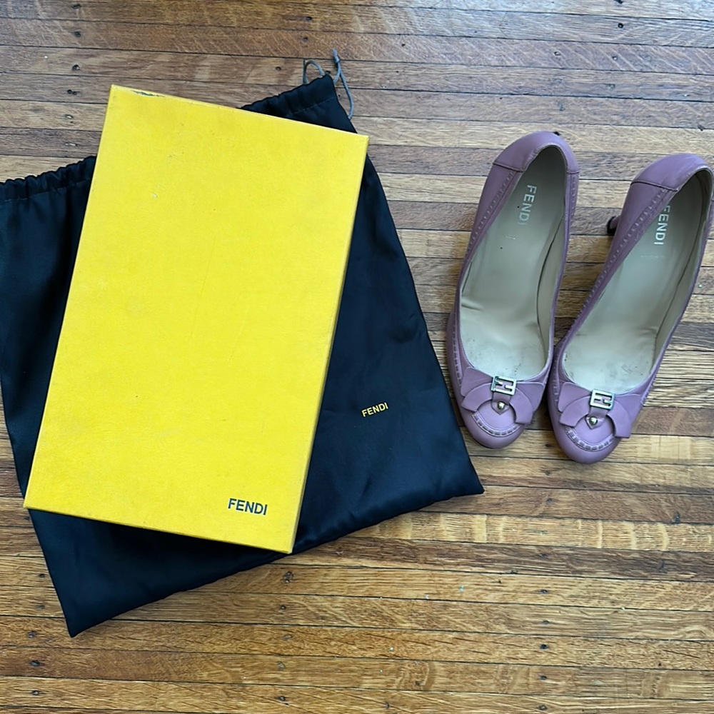 Vintage Fendi Leather Shoes